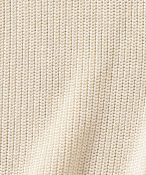 SHIPS（シップス）の「【WEB限定】SHIPS: 《洗えるニット》畦編み リラックスフィット クルーネック プルオーバー（ニット/セーター・メンズ・オフホワイト/チャコールグレー/カーキ/ネイビー/ロイヤルブルー/ラベンダー/イエロー/オレンジ・SMALL/MEDIUM/LARGE/X-LARGE/XX-LARGE）」の20枚目の写真
