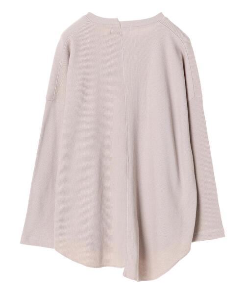 AMERICAN HOLIC（アメリカンホリック）の「編み違いカットプルオーバー　＊（Tシャツ/カットソー・レディース・チャコールグレー/アイボリー/ライトピンク・M/L）」の15枚目の写真