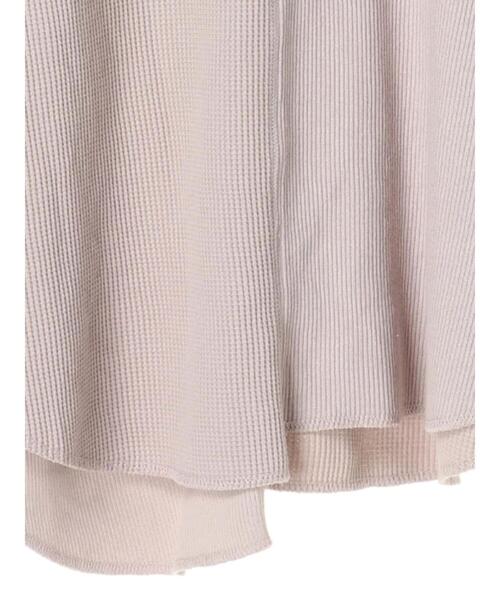 AMERICAN HOLIC（アメリカンホリック）の「編み違いカットプルオーバー　＊（Tシャツ/カットソー・レディース・チャコールグレー/アイボリー/ライトピンク・M/L）」の12枚目の写真