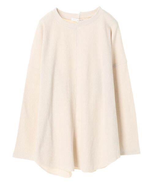 AMERICAN HOLIC（アメリカンホリック）の「編み違いカットプルオーバー　＊（Tシャツ/カットソー・レディース・チャコールグレー/アイボリー/ライトピンク・M/L）」の11枚目の写真