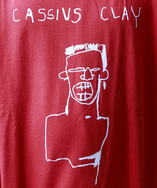 BASQUIAT(バスキア)の「∴WEGO/BASQUIATプリントスウェット(スウェット・メンズ・ブラック/レッド・LARGE/MEDIUM)」の7枚目の写真