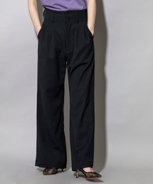 Munich | トリアセテートファイバーオックス　タックワイドパンツ(その他パンツ)