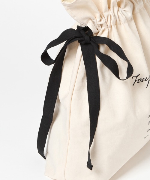 Heather（ヘザー）の「リボンキンチャクトート  940028（トートバッグ・レディース・ホワイト/アイボリー・ONE SIZE）」の12枚目の写真
