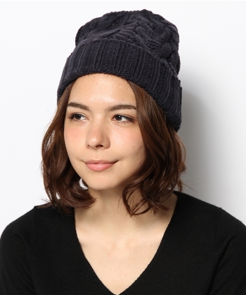 CIAOPANIC(チャオパニック)の「【Ciaopanic】キキCAP(ニットキャップ/ビーニー・レディース・ホワイト/ピンク/ブルー/イエロー/ネイビー・FREE)」の6枚目の写真