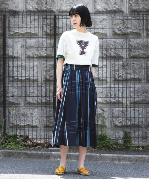 BEAMS BOY（ビームスボーイ）の「BEAMS BOY / ロゴ リバーシブル Tシャツ（Tシャツ/カットソー・レディース・ネイビー/ホワイト系その他7・ONE SIZE）」の10枚目の写真