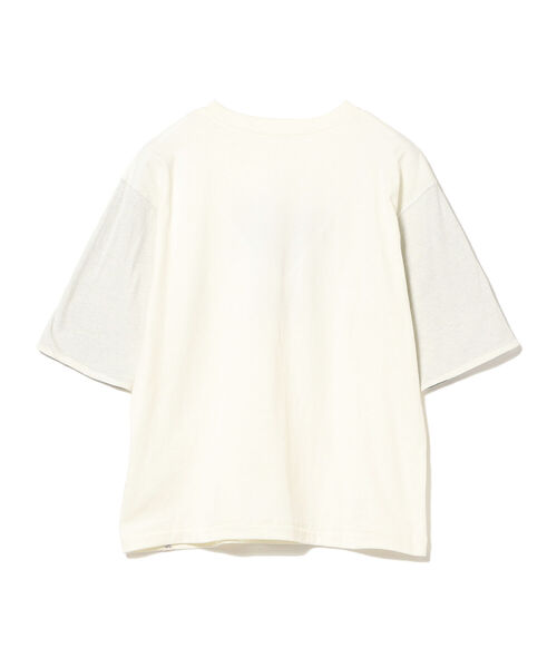 BEAMS BOY（ビームスボーイ）の「BEAMS BOY / ロゴ リバーシブル Tシャツ（Tシャツ/カットソー・レディース・ネイビー/ホワイト系その他7・ONE SIZE）」の15枚目の写真