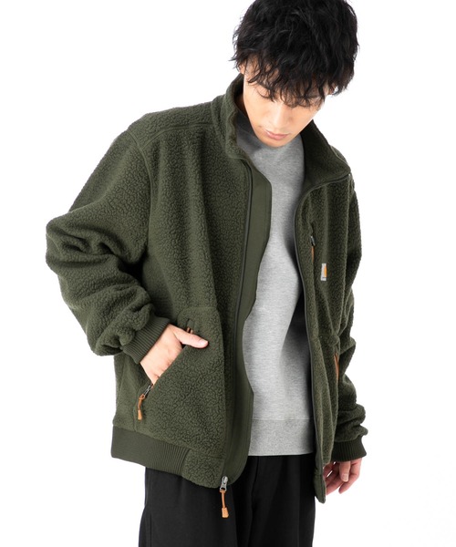 Carhartt（カーハート）の「カーハート フリース ジャケット（ブルゾン・メンズ・ブラック/カーキ/ネイビー・XL/M/L/XXL）」の14枚目の写真