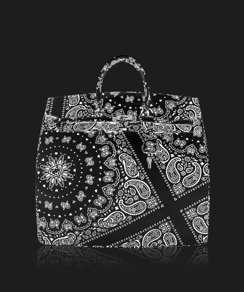 B'2nd(ビーセカンド)の「FKYB(エフケーワイビー)Paisley mini bag / ペイズリーミニバッグ(トートバッグ・レディース・ホワイト/ブラック/その他・FREE)」の3枚目の写真