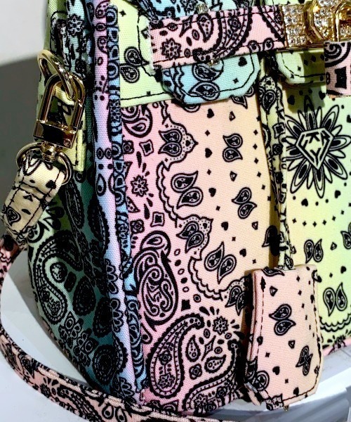 B'2nd(ビーセカンド)の「FKYB(エフケーワイビー)Paisley mini bag / ペイズリーミニバッグ(トートバッグ・レディース・ホワイト/ブラック/その他・FREE)」の4枚目の写真