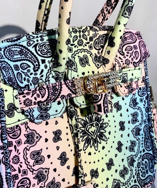 B'2nd(ビーセカンド)の「FKYB(エフケーワイビー)Paisley mini bag / ペイズリーミニバッグ(トートバッグ・レディース・ホワイト/ブラック/その他・FREE)」の5枚目の写真