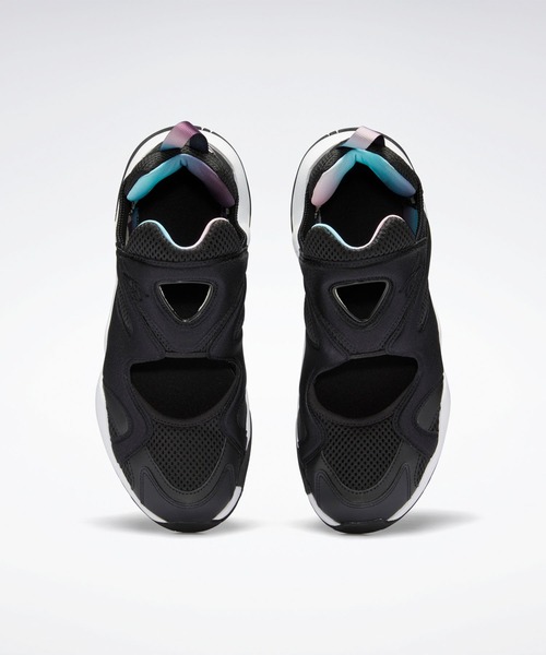 Reebok（リーボック）の「フューリーライト モレキュール フェスティバル / Furylite Molecule Festival Shoes（スニーカー・レディース・ブラック×ホワイト/ブラック系その他/ホワイト/オフホワイト/ブラック×ブラック・23.5cm/25.0cm/26.5cm/28.0cm/24.5cm/26.0cm/27.5cm/29.0cm/28.5cm/24.0cm/25.5cm/27.0cm/23.0cm/22.5cm）」の15枚目の写真