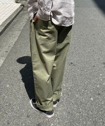 GLOSTER | 【unlume/アンルーム】NOAH PANTS ワイドテーパード タックパンツ(その他パンツ)