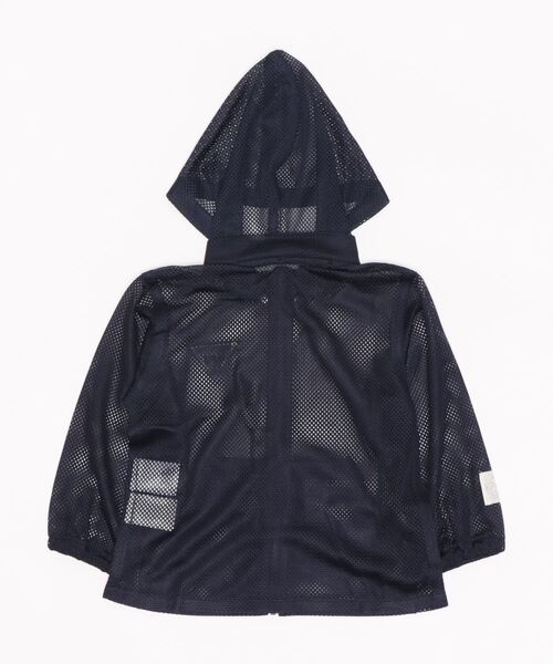 KP BOY（ケーピーボーイ）の「フード付きメッシュパーカー(90cm)（パーカー・キッズ・スカイブルー/ブルー系その他・90cm）」の3枚目の写真