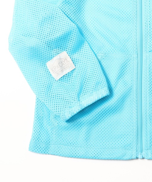 KP BOY（ケーピーボーイ）の「フード付きメッシュパーカー(90cm)（パーカー・キッズ・スカイブルー/ブルー系その他・90cm）」の5枚目の写真