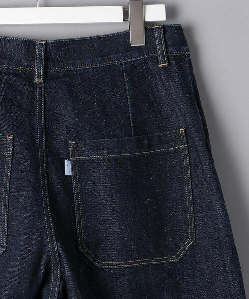 STUDIO NICHOLSON（スタジオニコルソン）の「＜STUDIO NICHOLSON（スタジオ ニコルソン）＞ デニムパンツ PUCH（デニムパンツ・メンズ・ホワイト/ネイビー・SMALL/MEDIUM）」の11枚目の写真