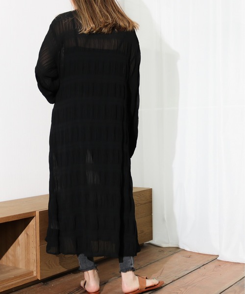 Per sist ence(パーシエンス)の「Per sist ence/パーシエンス シャーリングワンピース(ワンピース・レディース・オフホワイト/ブラック/モカ・FREE)」の8枚目の写真