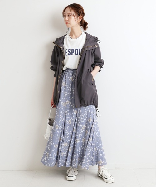 IENA イエナ フーデッドブルゾン36 美品 IENA（イエナ）の「P/Cタフタフーデットブルゾン◇（ブルゾン）」 - WEAR