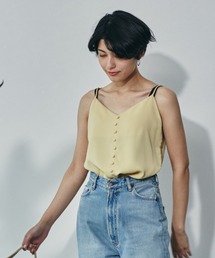 フロントボタンキャミ