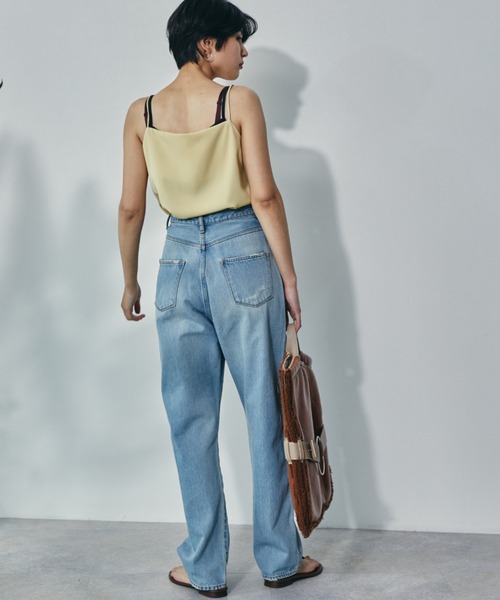 ECRIRE（エクリール）の「フロントボタンキャミ（キャミソール・レディース・ブラック/オフホワイト/イエロー/グリーン/ラベンダー・フリー）」の17枚目の写真