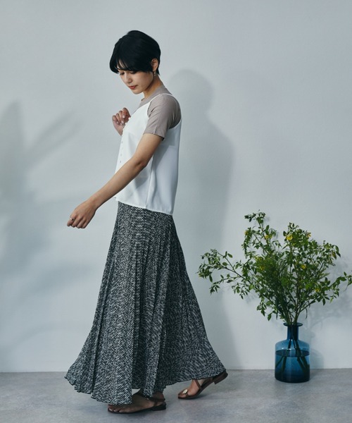 フロントボタンキャミ（キャミソール）｜ECRIRE（エクリール）の