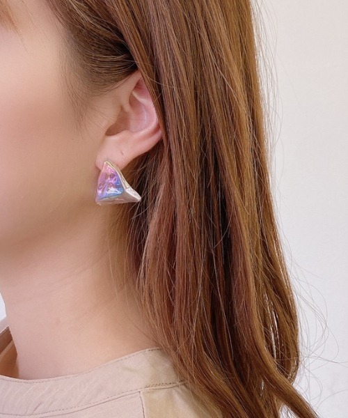 VANNIE U(ヴァニーユー)の「Aurorastone pierce(ピアス(両耳用)・レディース・クリア・FREE)」の6枚目の写真