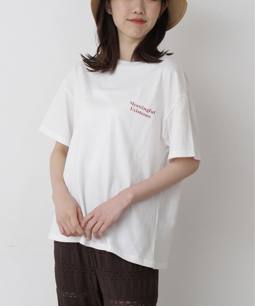 FREE'S MART（フリーズマート）の「◆レトロロゴビッグＴシャツ（Tシャツ/カットソー・レディース・ブラック/ホワイト/イエロー・FREE）」の2枚目の写真