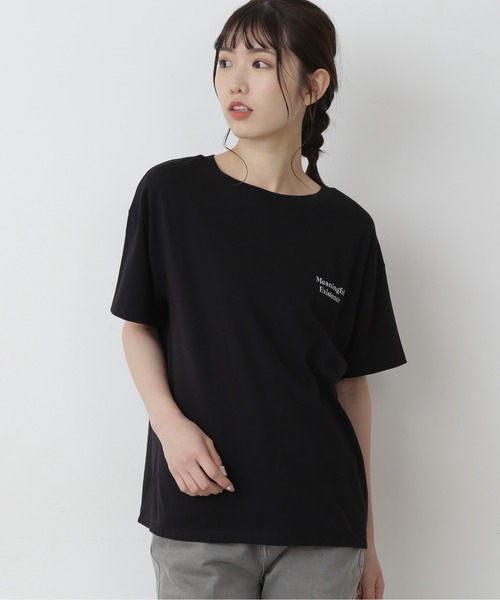 FREE'S MART（フリーズマート）の「◆レトロロゴビッグＴシャツ（Tシャツ/カットソー・レディース・ブラック/ホワイト/イエロー・FREE）」の12枚目の写真
