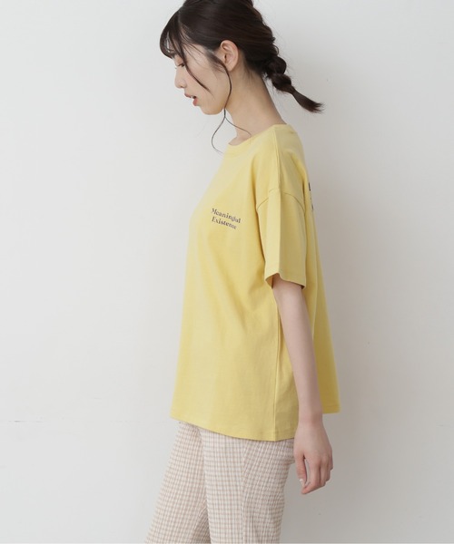 FREE'S MART（フリーズマート）の「◆レトロロゴビッグＴシャツ（Tシャツ/カットソー・レディース・ブラック/ホワイト/イエロー・FREE）」の9枚目の写真