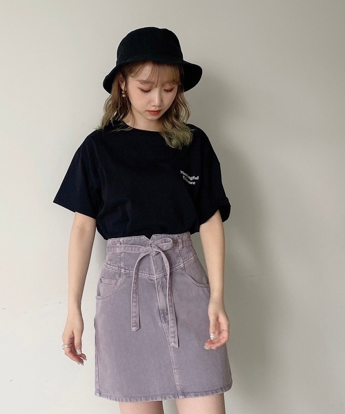 FREE'S MART（フリーズマート）の「◆レトロロゴビッグＴシャツ（Tシャツ/カットソー・レディース・ブラック/ホワイト/イエロー・FREE）」の4枚目の写真