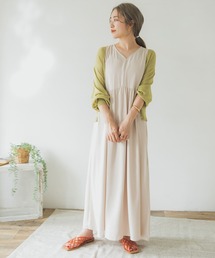 ITEMS URBANRESEARCH | Vネックノースリーブワンピース(ワンピース)