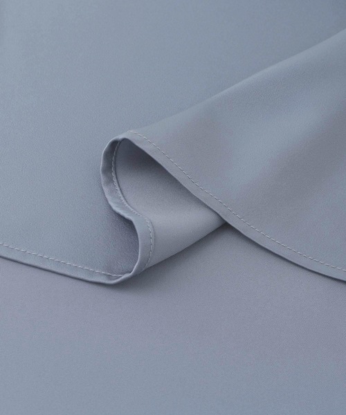 ITEMS URBANRESEARCH(アイテムズ アーバンリサーチ)の「Vネックノースリーブワンピース(ワンピース・レディース・ライトブルー/レッド系その他/アイボリー・FREE)」の5枚目の写真