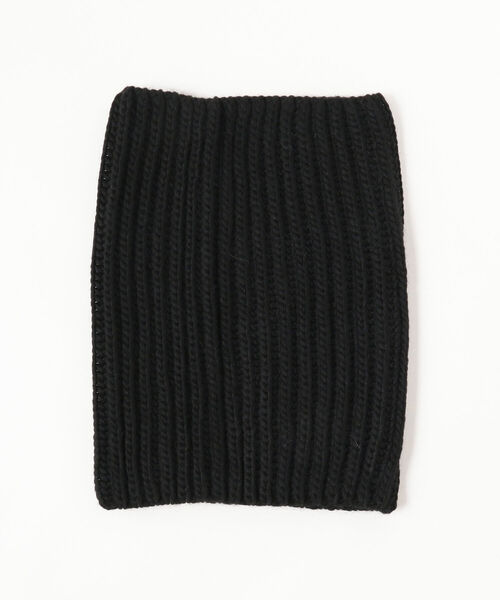 Ray BEAMS（レイビームス）の「Ray BEAMS / ニット スヌード①（マフラー・レディース・ブラック・ONE SIZE）」の5枚目の写真