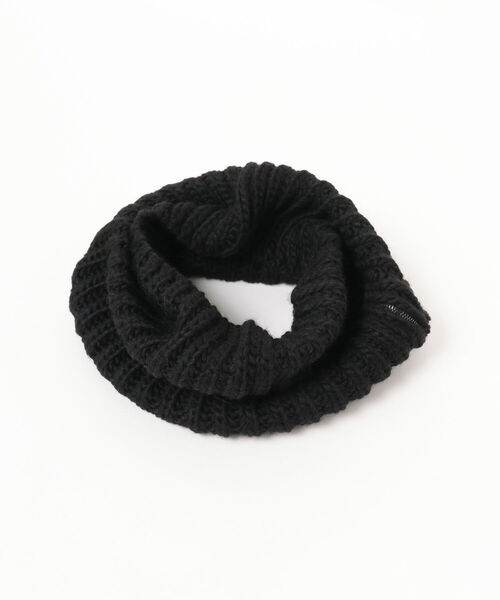 Ray BEAMS（レイビームス）の「Ray BEAMS / ニット スヌード①（マフラー・レディース・ブラック・ONE SIZE）」の7枚目の写真