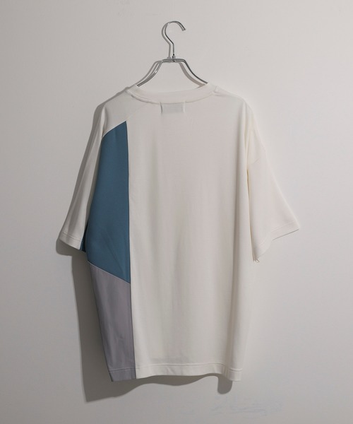 NIDO（ニド）の「スムース切り替えＴシャツ（Tシャツ/カットソー・メンズ・ネイビー/ホワイト・MEDIUM/LARGE）」の13枚目の写真