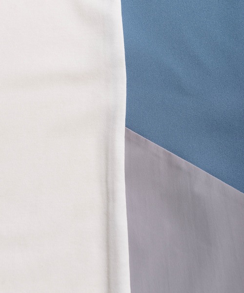 NIDO（ニド）の「スムース切り替えＴシャツ（Tシャツ/カットソー・メンズ・ネイビー/ホワイト・MEDIUM/LARGE）」の8枚目の写真