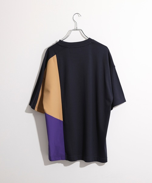 NIDO（ニド）の「スムース切り替えＴシャツ（Tシャツ/カットソー・メンズ・ネイビー/ホワイト・MEDIUM/LARGE）」の11枚目の写真