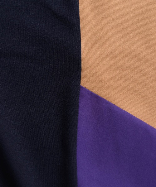 NIDO（ニド）の「スムース切り替えＴシャツ（Tシャツ/カットソー・メンズ・ネイビー/ホワイト・MEDIUM/LARGE）」の4枚目の写真