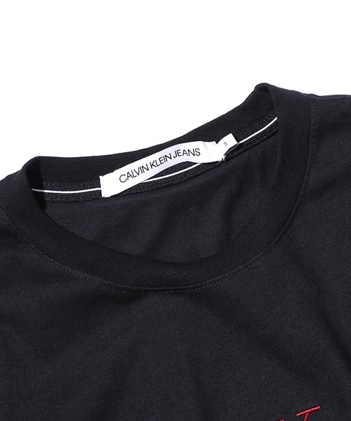 Calvin Klein Jeans（カルヴァンクラインジーンズ）の「Calvin Klein Jeans/カルバンクラインジーンズ ワンポイントロゴTシャツ（Tシャツ/カットソー・メンズ・ホワイト/ブラック・S/M/L）」の18枚目の写真
