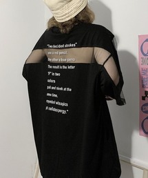 シースルー切替BIGTシャツ