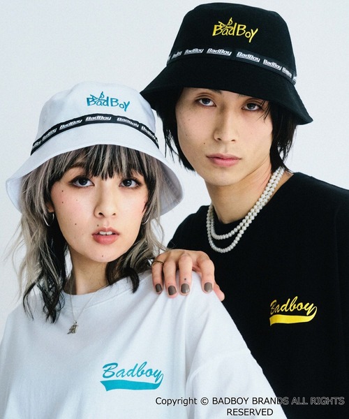 BAD BOY（バッドボーイ）の「∴WEGO/BAD BOYバッグプリント半袖Tシャツ（Tシャツ/カットソー・メンズ・ホワイト/ブラック・MEDIUM/LARGE）」の3枚目の写真