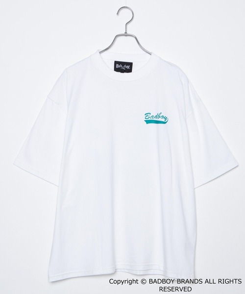 BAD BOY（バッドボーイ）の「∴WEGO/BAD BOYバッグプリント半袖Tシャツ（Tシャツ/カットソー・メンズ・ホワイト/ブラック・MEDIUM/LARGE）」の14枚目の写真