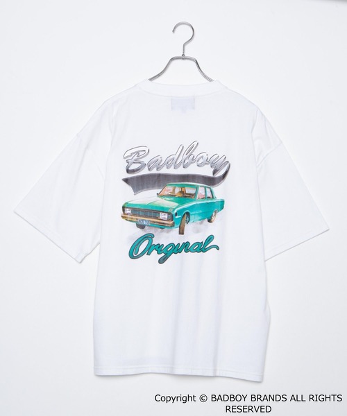 BAD BOY（バッドボーイ）の「∴WEGO/BAD BOYバッグプリント半袖Tシャツ（Tシャツ/カットソー・メンズ・ホワイト/ブラック・MEDIUM/LARGE）」の15枚目の写真