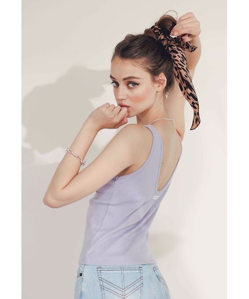 ALEXIA STAM（アリシアスタン）の「Padded Tank Top/パテッドタンクトップ（Tシャツ/カットソー・レディース・ラベンダー/レモンイエロー/テラコッタ・FREE）」の3枚目の写真