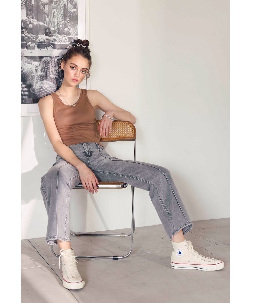 ALEXIA STAM（アリシアスタン）の「Padded Tank Top/パテッドタンクトップ（Tシャツ/カットソー・レディース・ラベンダー/レモンイエロー/テラコッタ・FREE）」の2枚目の写真