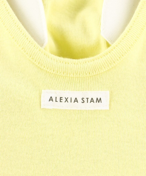 ALEXIA STAM（アリシアスタン）の「Padded Tank Top/パテッドタンクトップ（Tシャツ/カットソー・レディース・ラベンダー/レモンイエロー/テラコッタ・FREE）」の6枚目の写真