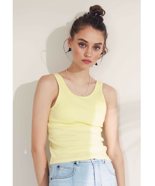ALEXIA STAM（アリシアスタン）の「Padded Tank Top/パテッドタンクトップ（Tシャツ/カットソー・レディース・ラベンダー/レモンイエロー/テラコッタ・FREE）」の20枚目の写真