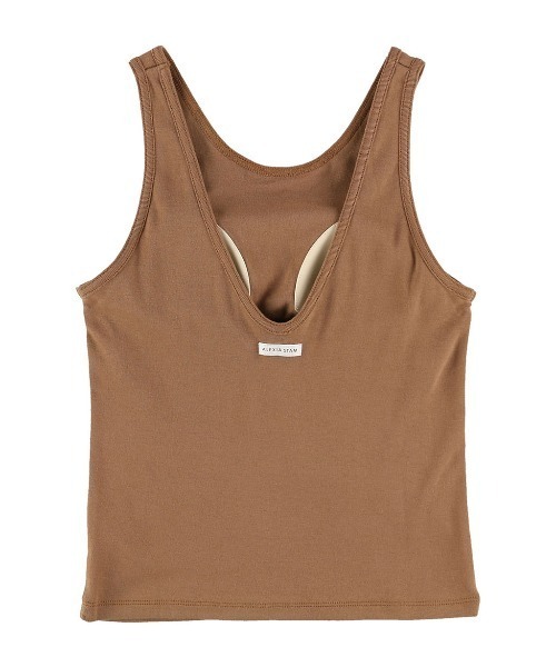 ALEXIA STAM（アリシアスタン）の「Padded Tank Top/パテッドタンクトップ（Tシャツ/カットソー・レディース・ラベンダー/レモンイエロー/テラコッタ・FREE）」の14枚目の写真