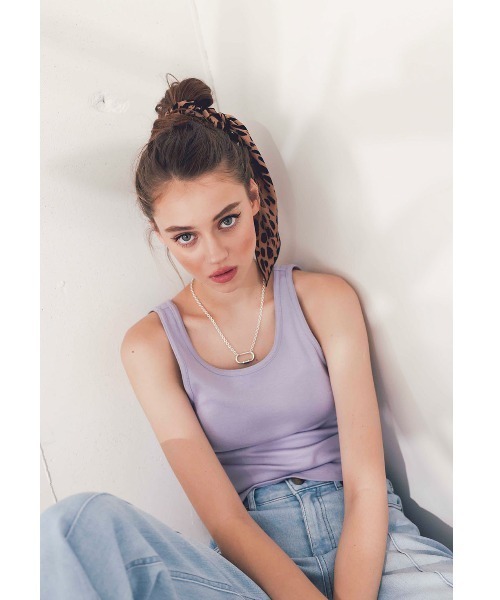 ALEXIA STAM（アリシアスタン）の「Padded Tank Top/パテッドタンクトップ（Tシャツ/カットソー・レディース・ラベンダー/レモンイエロー/テラコッタ・FREE）」の4枚目の写真