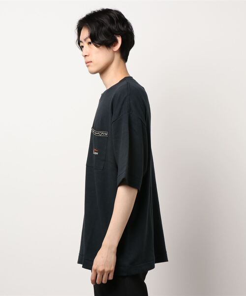 MANASTASH（マナスタッシュ）の「MANASTASH/マナスタッシュ　HEMP BOXY TEE（Tシャツ/カットソー・メンズ・ブラック/ブラウン/ナチュラル・MEDIUM/LARGE/X-LARGE）」の13枚目の写真