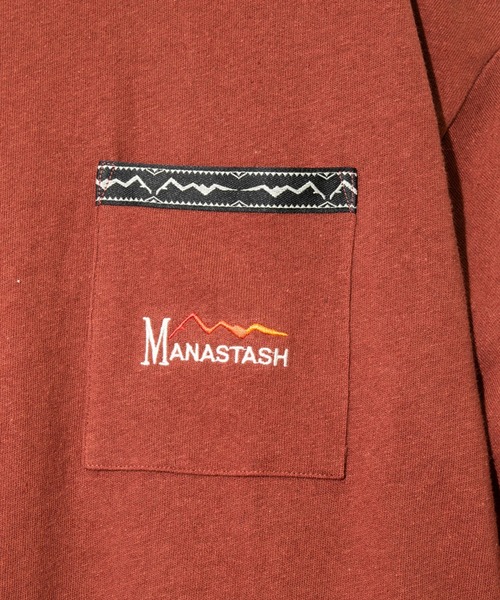 MANASTASH（マナスタッシュ）の「MANASTASH/マナスタッシュ　HEMP BOXY TEE（Tシャツ/カットソー・メンズ・ブラック/ブラウン/ナチュラル・MEDIUM/LARGE/X-LARGE）」の6枚目の写真